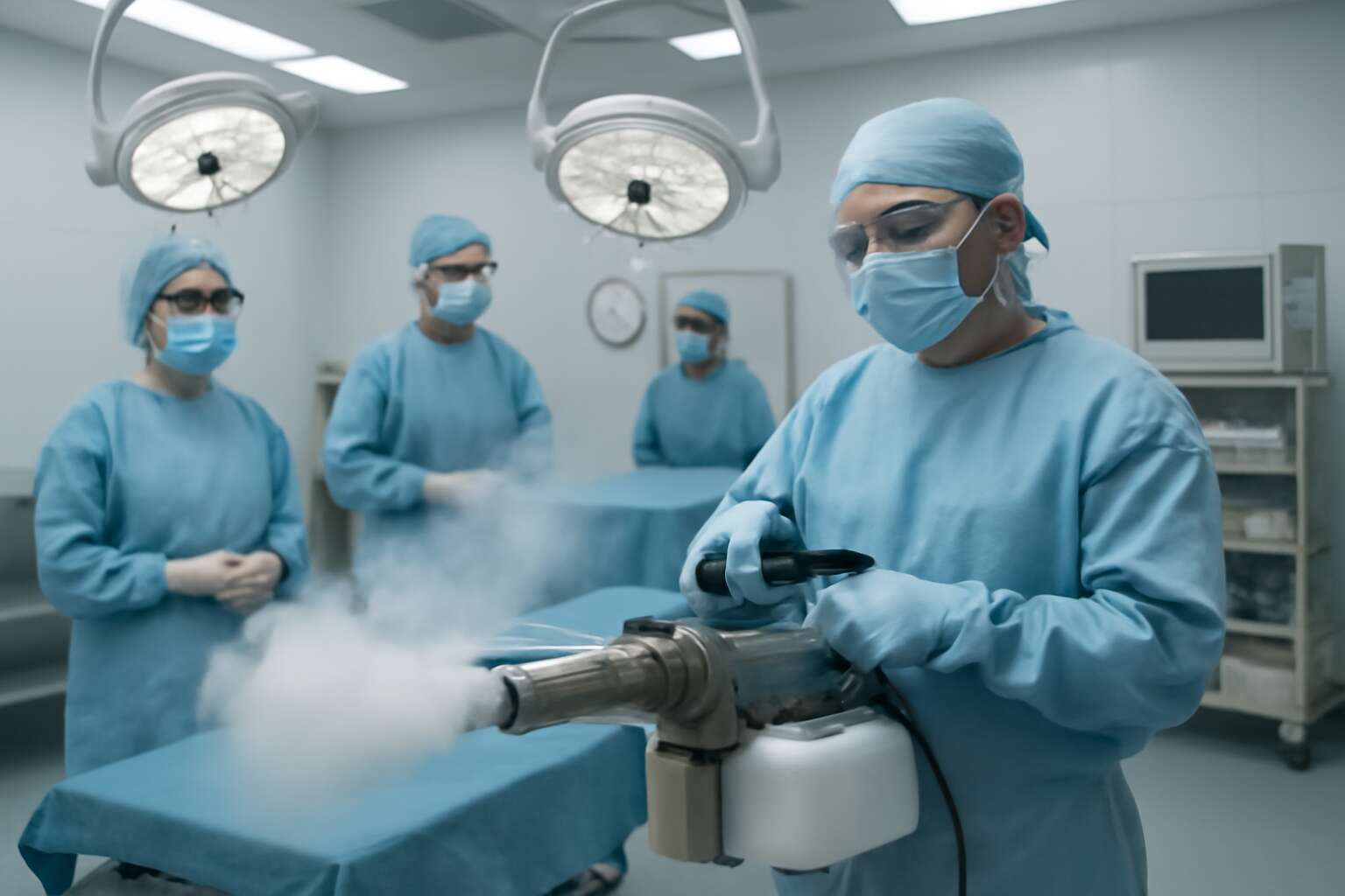 how to fumigation operation theatre