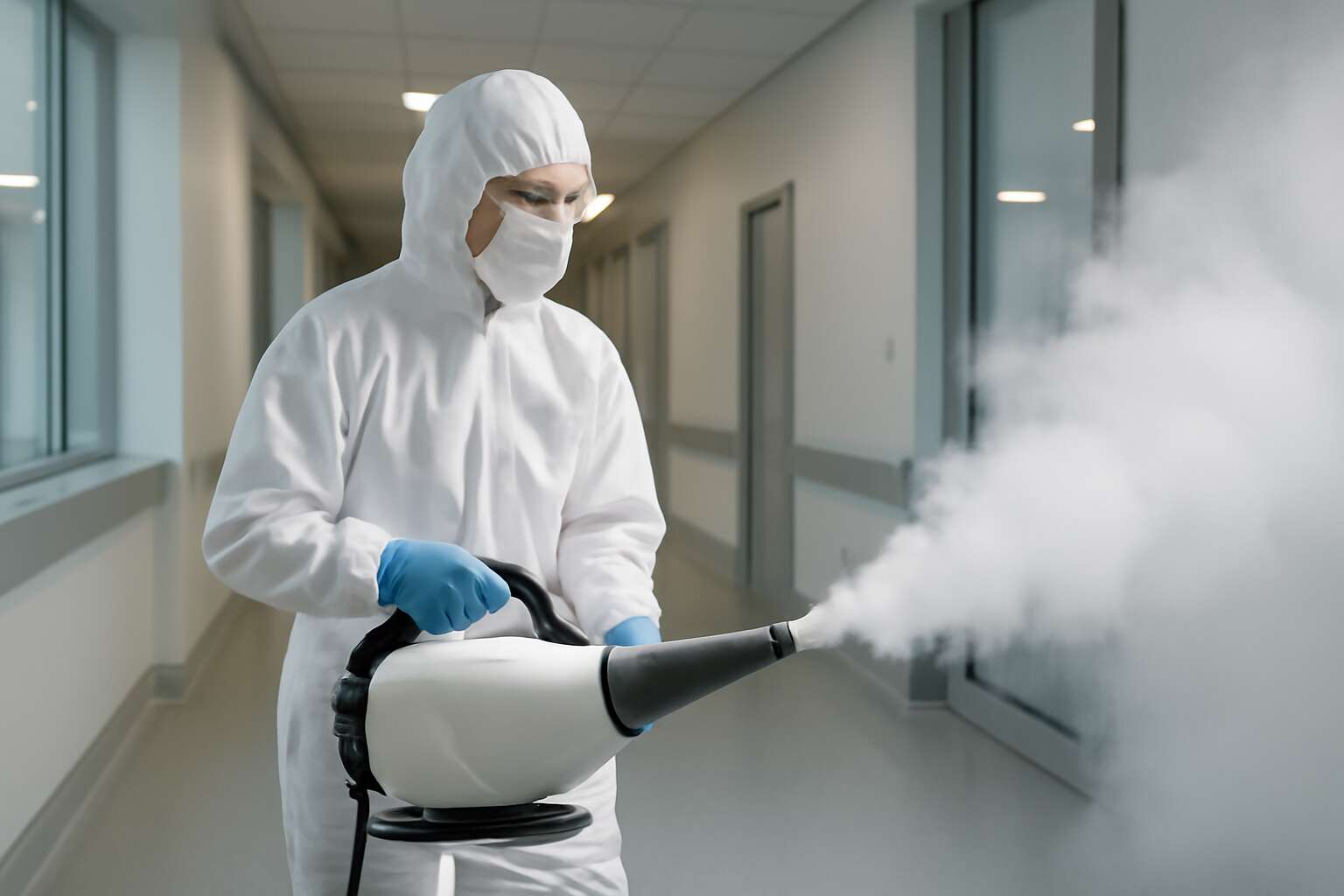 fumigation and pesticide control in hospital